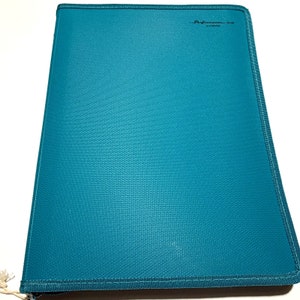 Padfolio Multi-Pockets and Notepad Portfolio Poly Teal U Brands 13.86 x 10.23 in