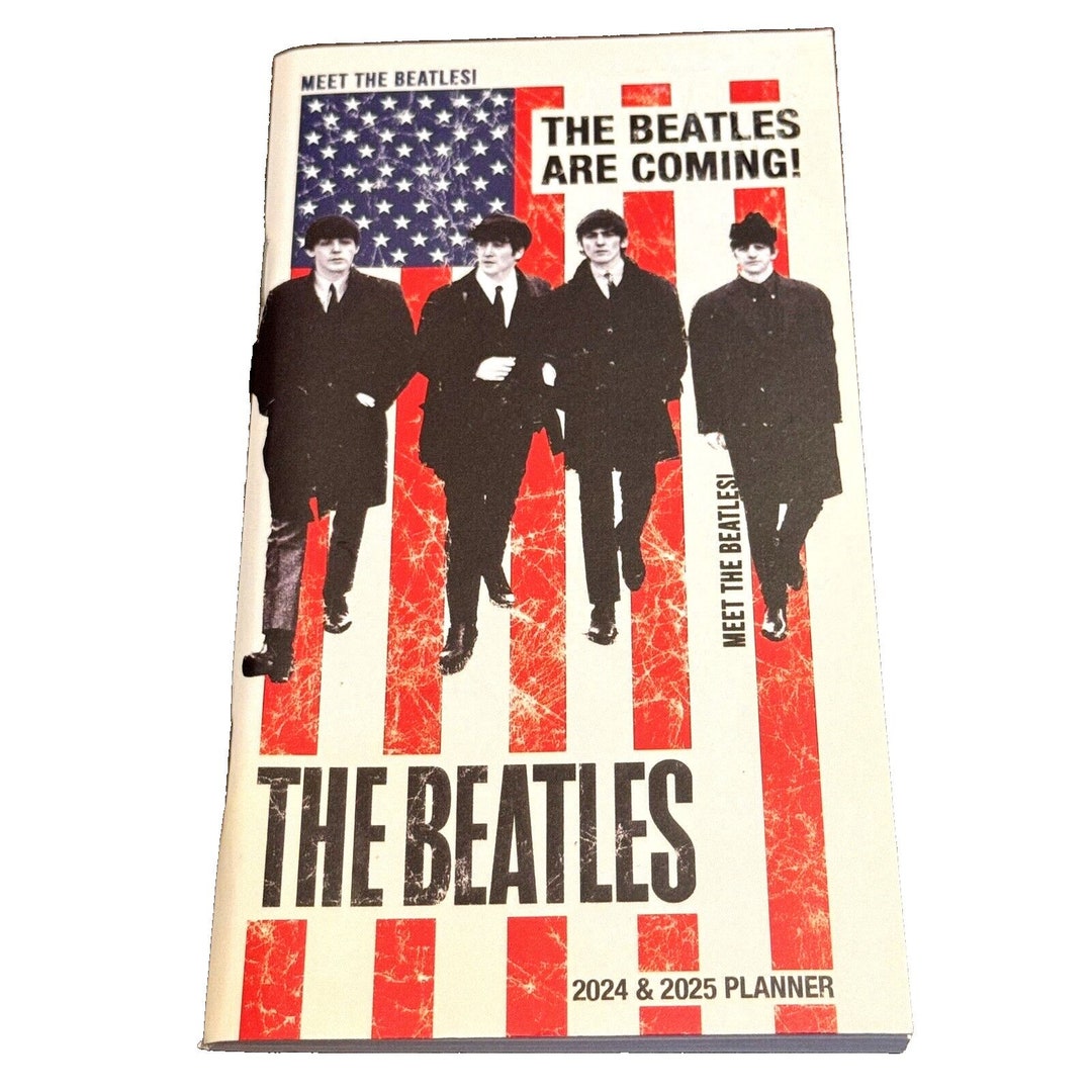 2024 2025 the Beatles Small Monthly Pocket Planner Calendars Etsy
