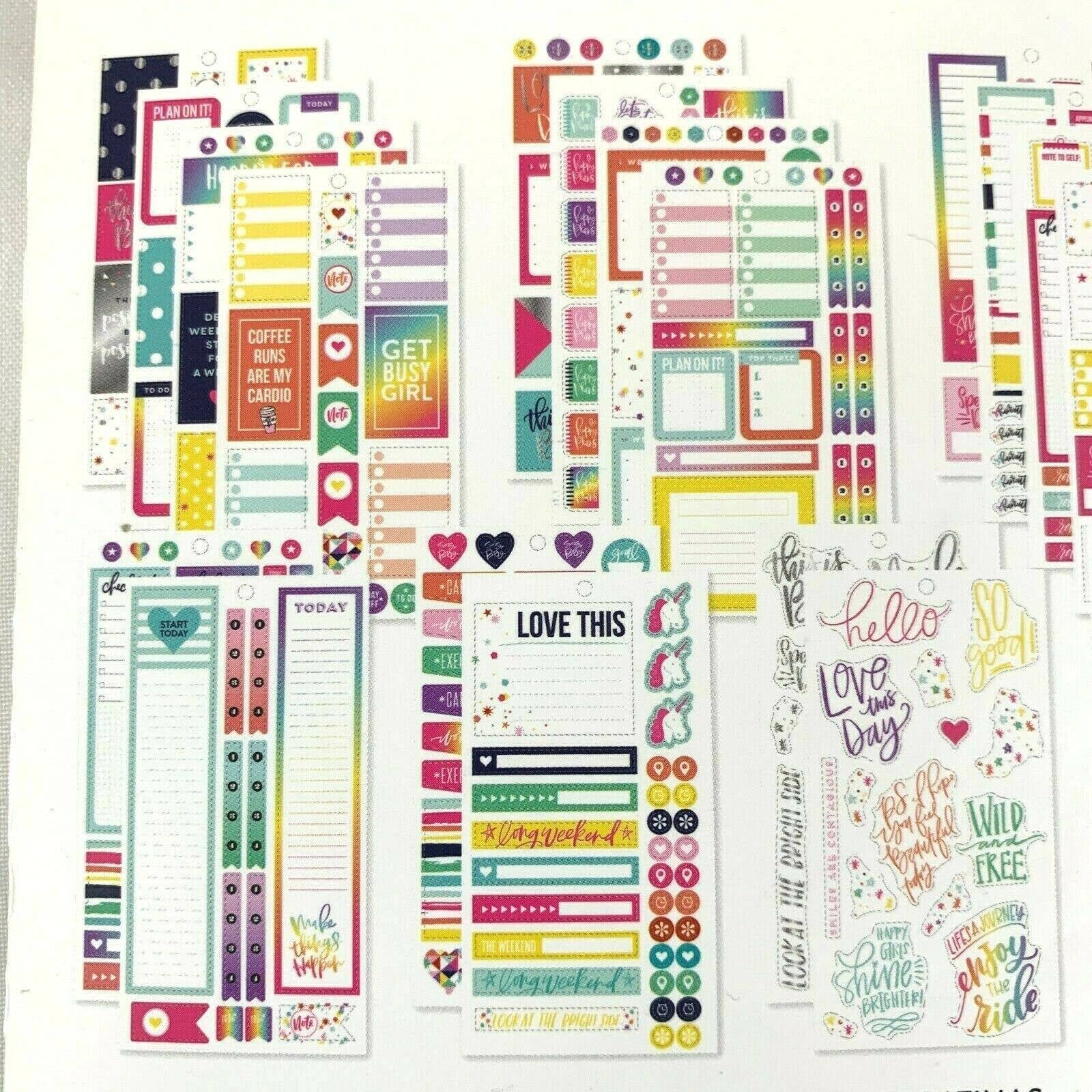 The Happy Planner Girls Accessory Book Trendsetter Stickers Etsy