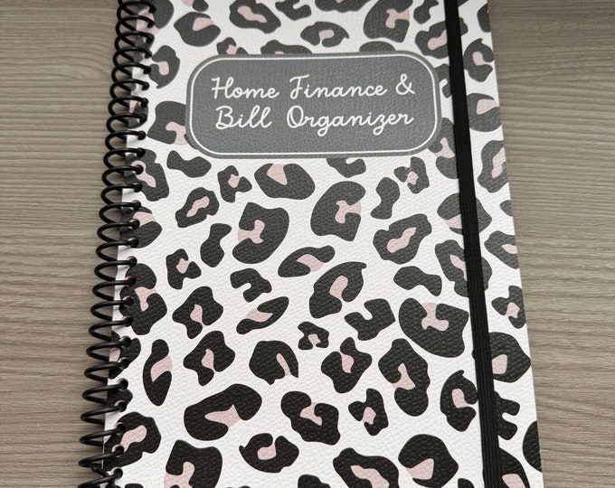 Home Finance Bill Organizer With Pockets Monthly Budget Planner Tracker ...