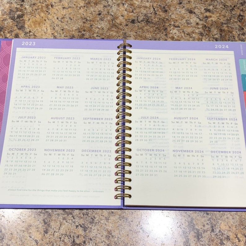 2023 Planner Monthly Weekly Layouts Clementine Paper Recycled Etsy