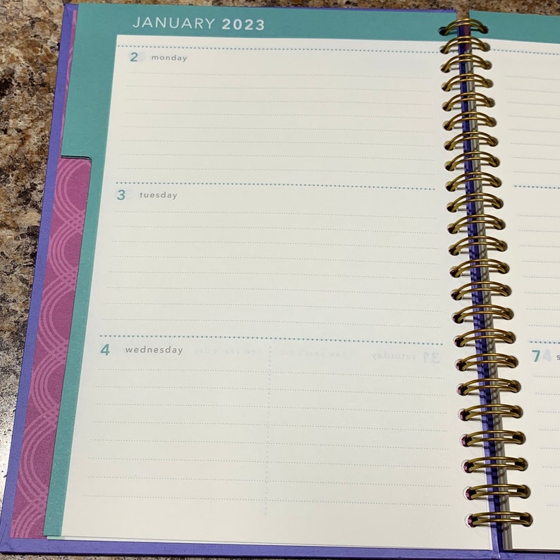 2023 Planner Monthly Weekly Layouts Clementine Paper Recycled Etsy