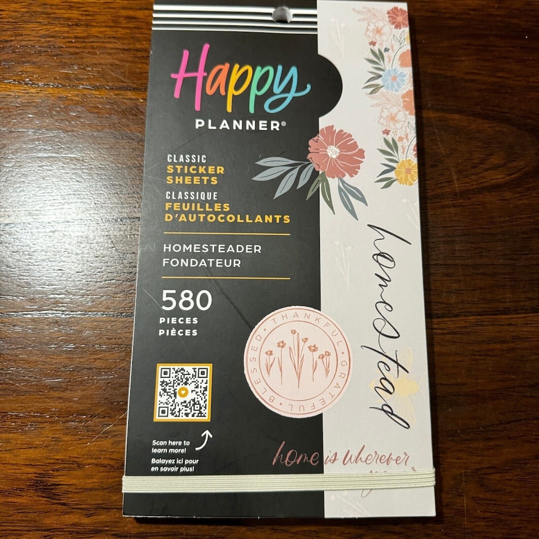 The Happy Planner Sticker Book Homestead Stickers 580 Pieces - Etsy