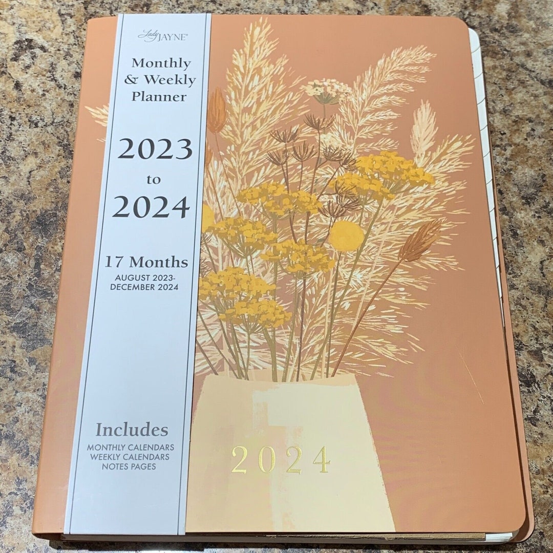 2023 and 2025 Planner Lady Jayne Monthly Weekly Layout Notes Etsy