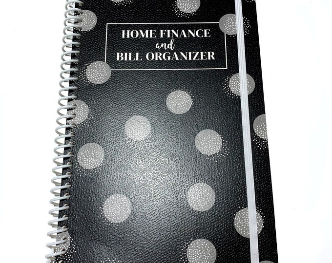 Home Finance Bill Organizer With Pockets Monthly Budget Planner Tracker ...