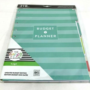 Budget Planner Journal Notebook Schedule Agenda 52 Paper Studio 3 Pack Blue