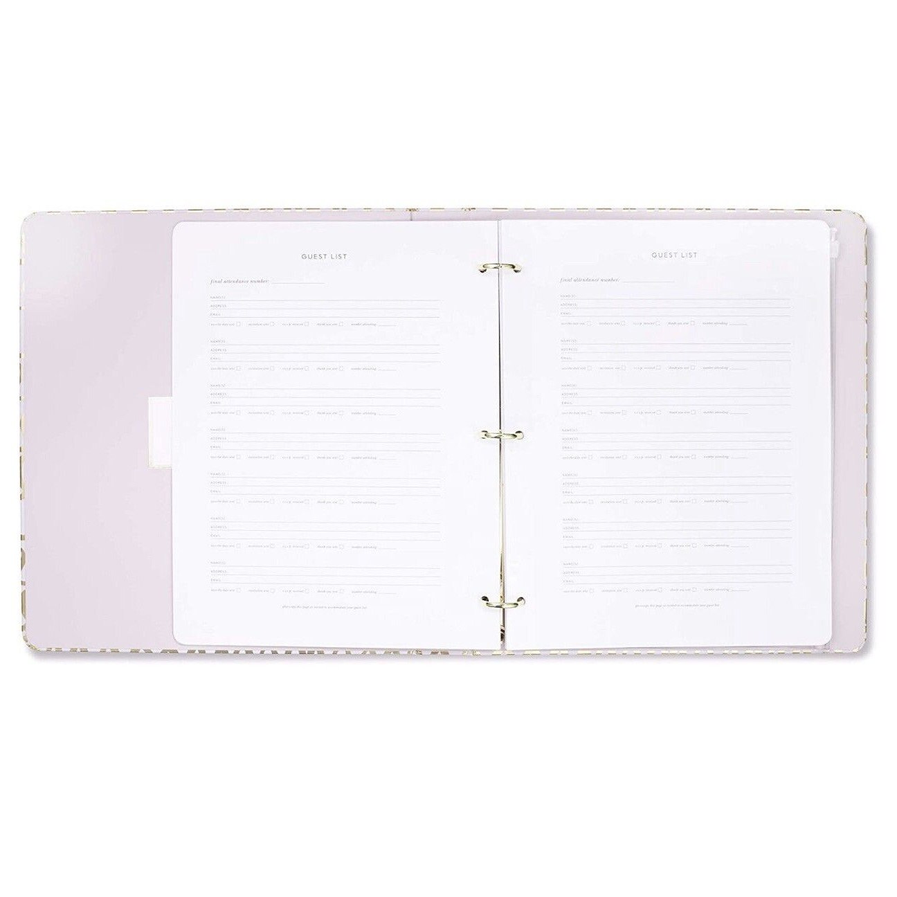 Kate Spade NY Wedding Planner Binder Bride's Personal - Etsy
