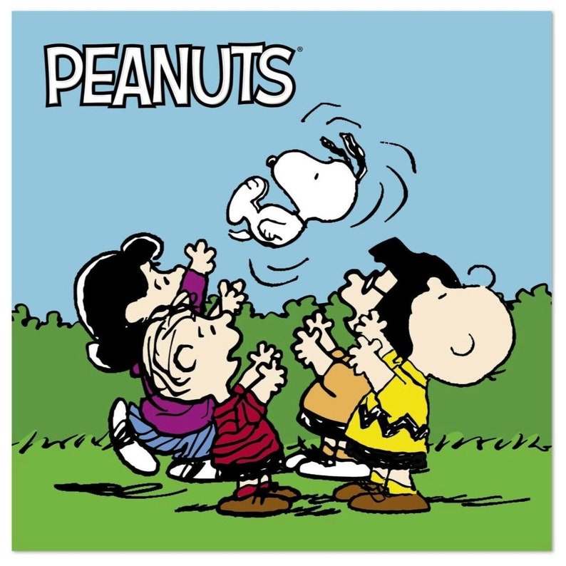 2023 Peanuts Wall Calendar 12 Inches Snoopy Charlie Brown And Etsy