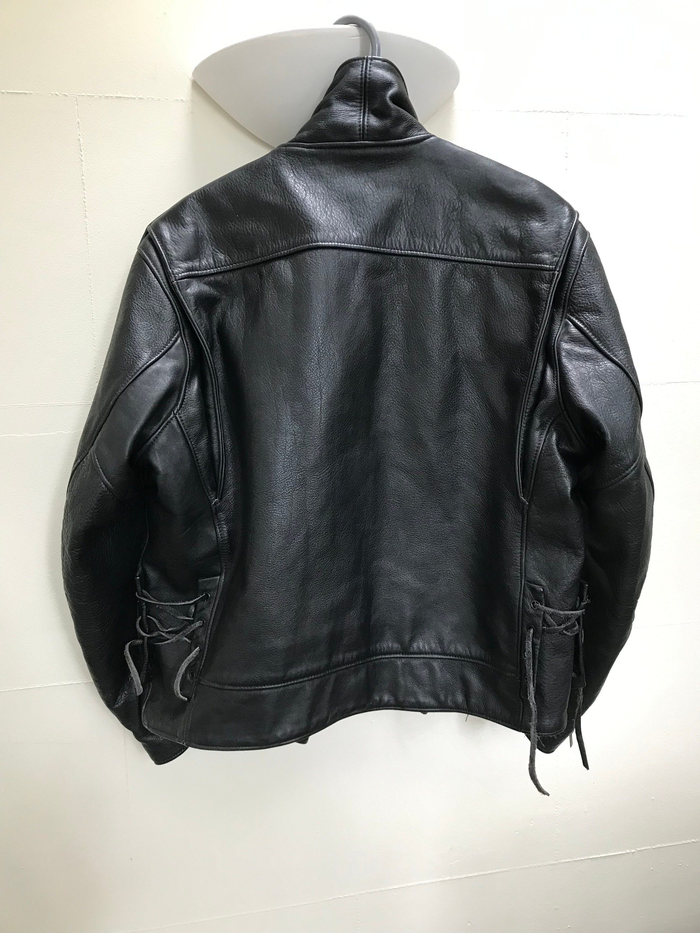 Golden Bear Californian Leather Jacket. Heavy 1980s American - Etsy UK