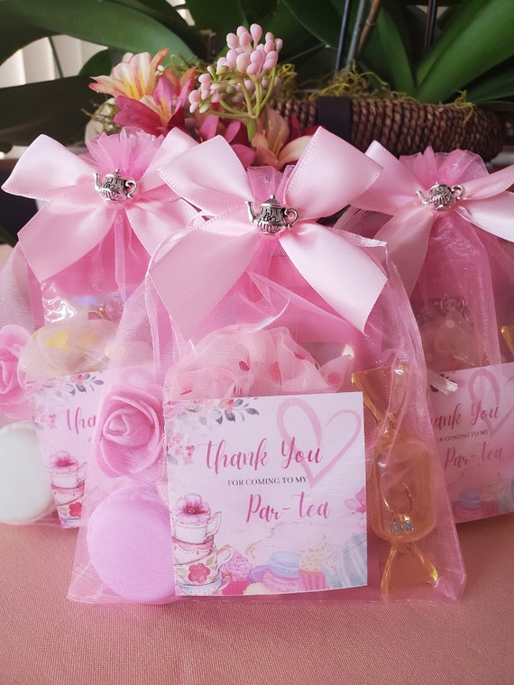 Kids tea store party favors