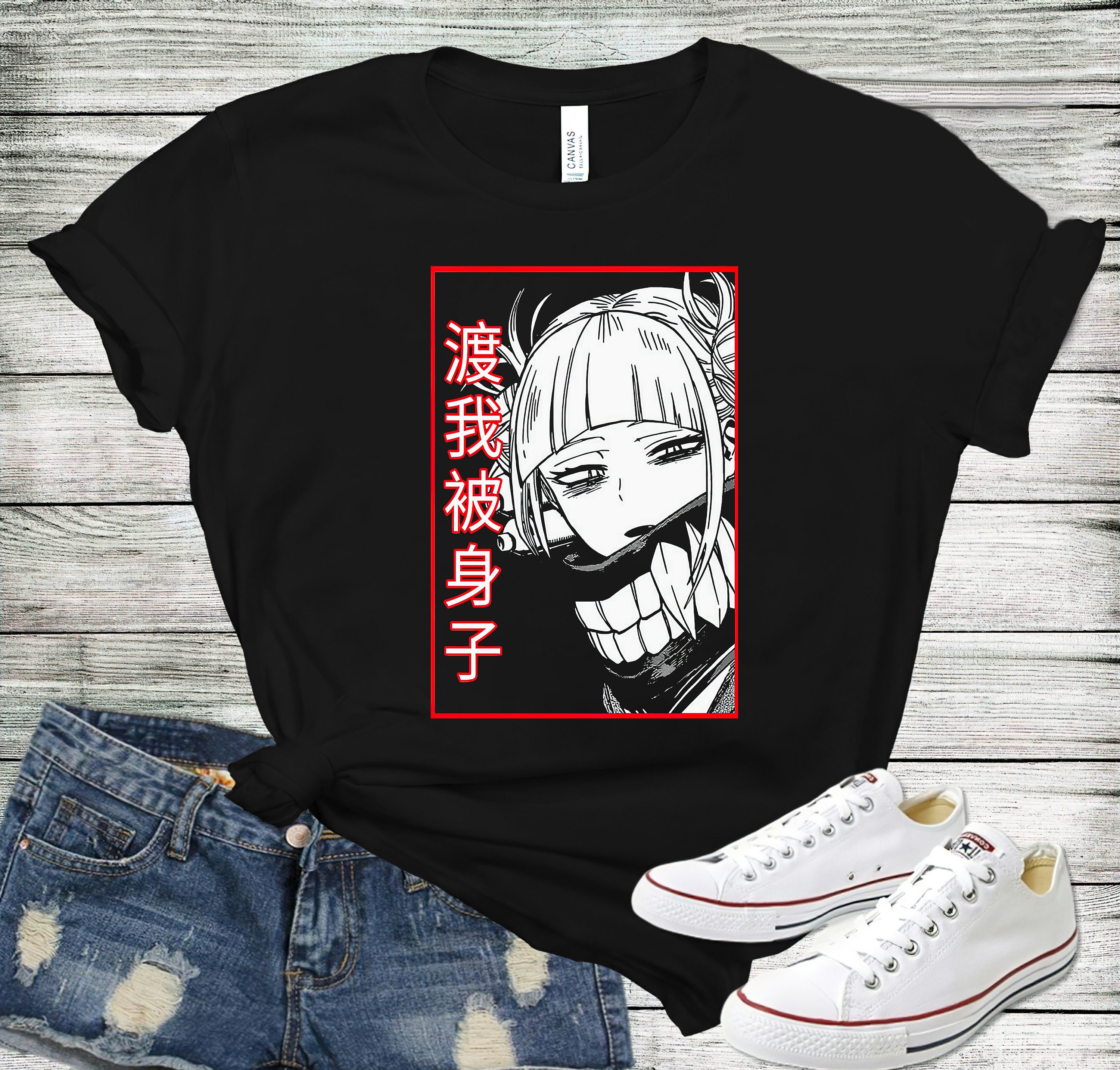 Toga Himiko Kanji ShirtMy Hero Academia Shirt Anime | Etsy