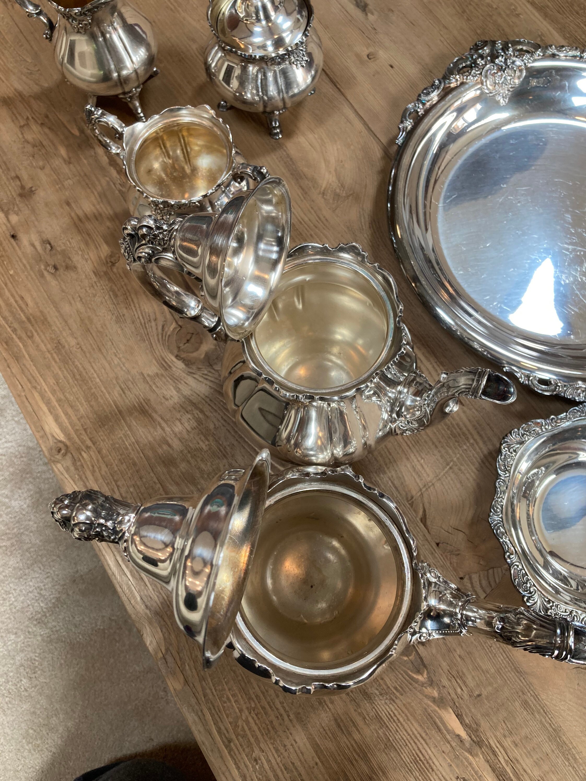 Wallace Baroque 8 Piece Tea/Coffee Set Etsy