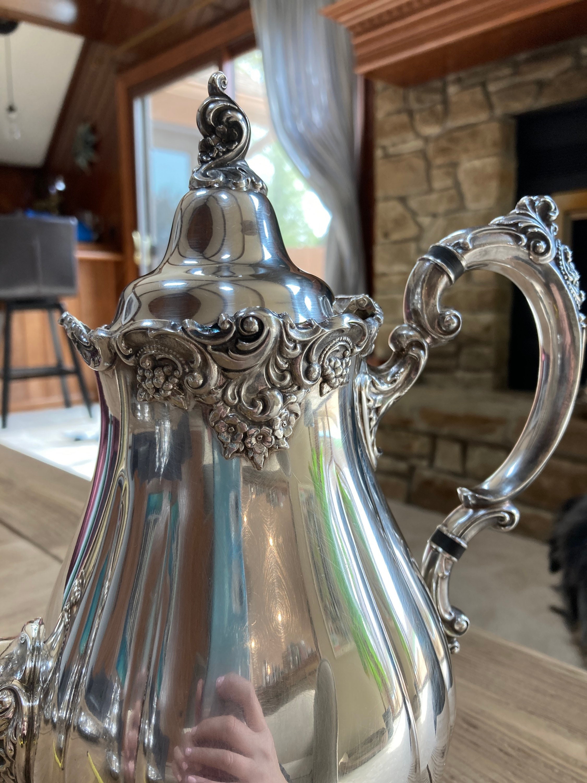 Wallace Baroque 8 Piece Tea/Coffee Set Etsy