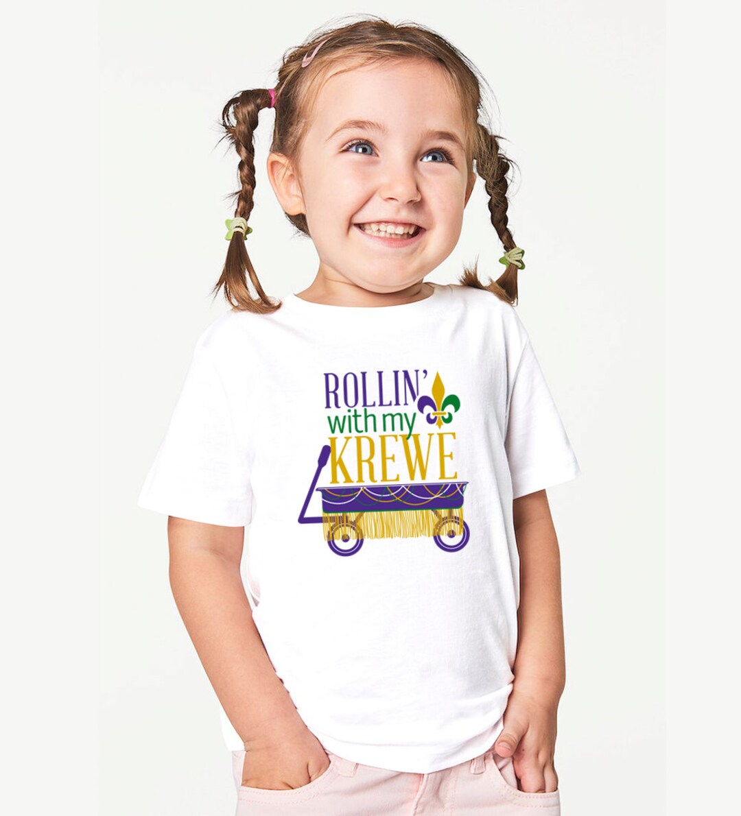 toddler girls mardi gras shirt