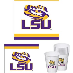 Graduation LA State University Beverage & Lunch Napkins