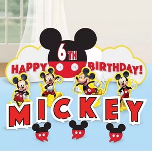 Mickey Mouse Forever Birthday Table Decorating Kit, 14pc