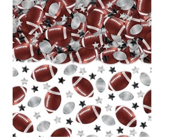 Footballs & Stars Confetti
