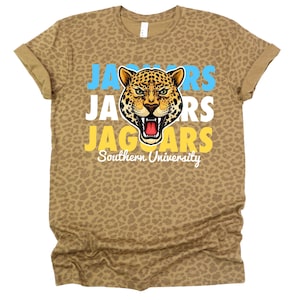 Go Jags HBCU Leopard Shirt, SU Jags, SU, Jaguar Apparel