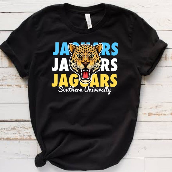 Go Jags HBCU Black Shirt, SU Jags, SU, Jaguar Apparel