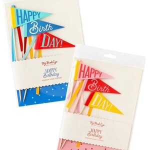 HIP HIP Hooray Cake TOPPERS