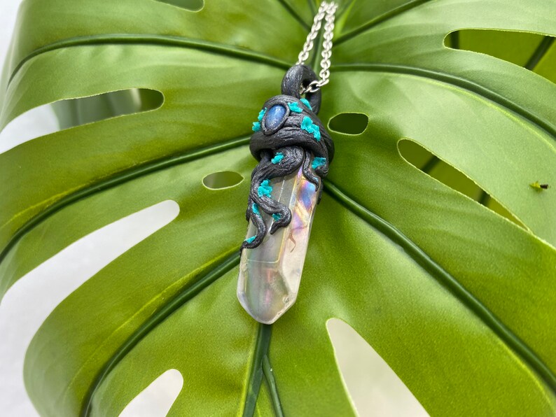 Forest Goddess Wand Pendant Necklace