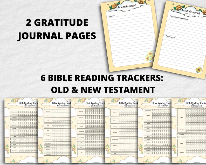 Illustrated Faith Journal Printable Bible Journaling Kit - Etsy