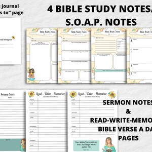 Illustrated Faith Journal Printable Bible Journaling Kit - Etsy