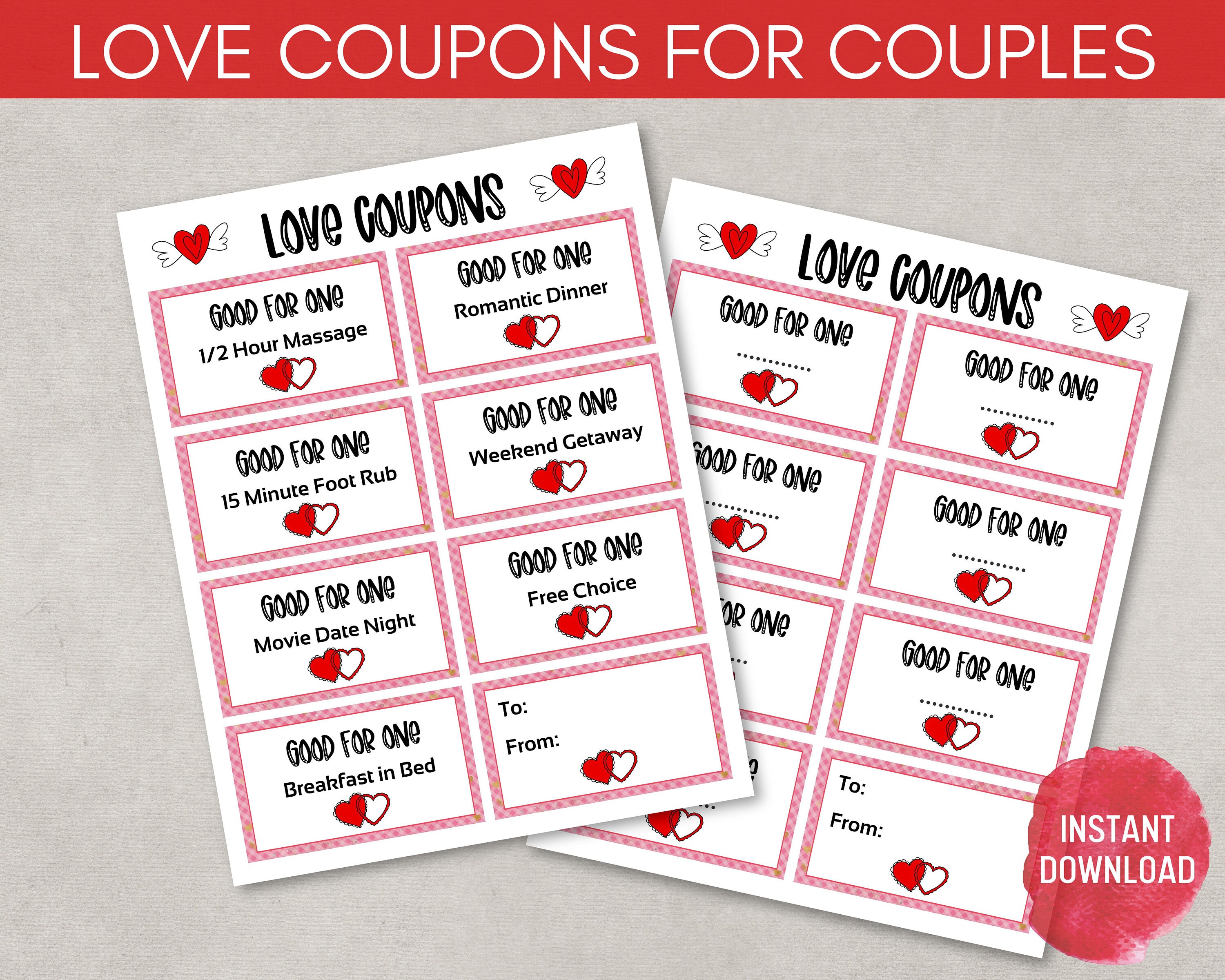 Printable Love Coupons Ubicaciondepersonas cdmx gob mx