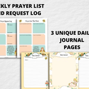 Illustrated Faith Journal Printable Bible Journaling Kit - Etsy