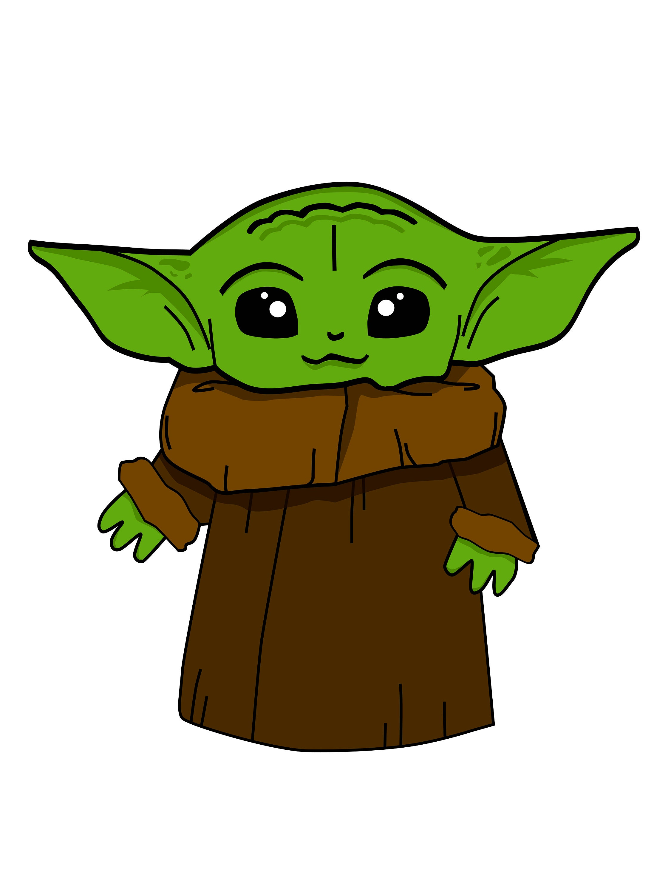 Baby Yoda Birthday SVG