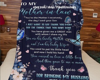 50x60 inch Mother's Day Christmas & New Year| T902 Personalized Blanket| Mother-in-Law Christmas Cardinal Bird Custom Name Blanket| Gift from Daughter-in-Law for Mother-in-Law on Her Birthday 50x60 inch Mother's Day Christmas & New Year| T902 Personalized Blanket| Mother-in-Law Christmas Cardinal Bird Custom Name Blanket| Gift from Daughter-in-Law for Mother-in-Law on Her Birthday