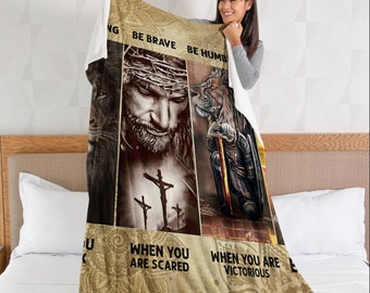 Meaningful Gifts Minky Sherpa Blanket Jesus Fleece Blanket Meaningful Gifts Minky Sherpa Blanket Jesus Fleece Blanket