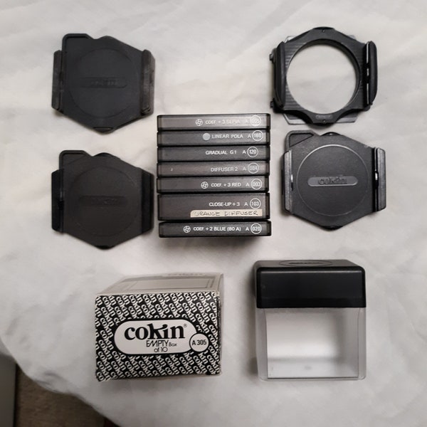 Parisian Made Cokin Filters, Mounts, and Cases Bundle