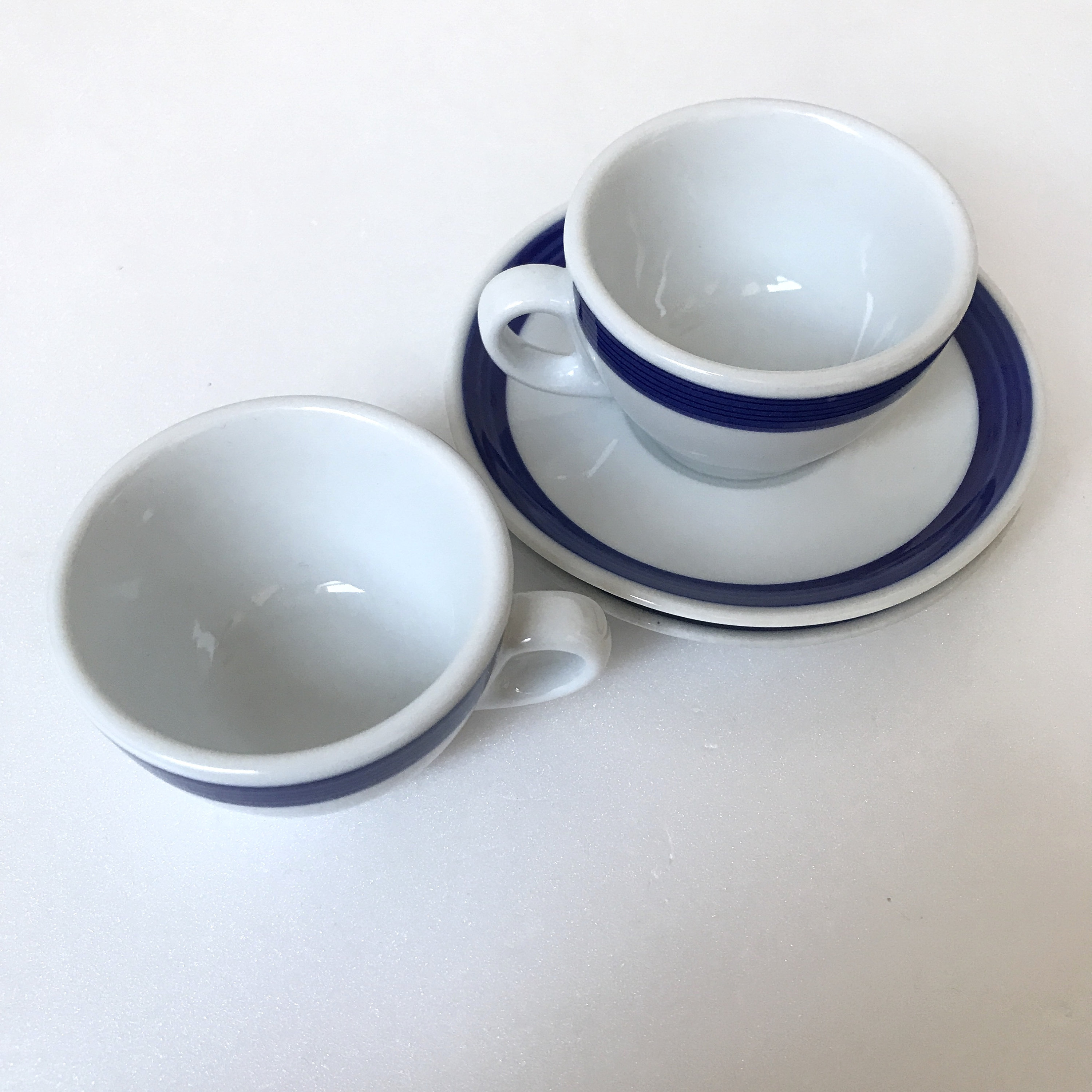 Vintage Yugoslavian Porcelain, 1970's Coffee Cups and Saucers / Set of ...