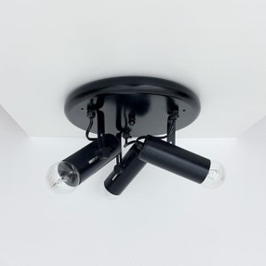 3-light Multi-Directional Spot Lights / Ceiling Lamp / Made in Slovenia / 1990s