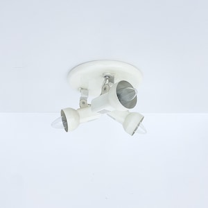 3-light Multi-Directional Spot Lights / Ceiling Lamp / Made in Slovenia / 1990s