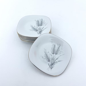 Vintage Small Plates / Cake Plate / Breakfast Plate / Hertel Jacob / Made in Germany / 1970s