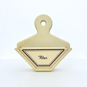 Suporte de parede de plástico vintage / Bolso de parede vintage / Caixa de armazenamento de cozinha / EMSA / Fabricado na Alemanha