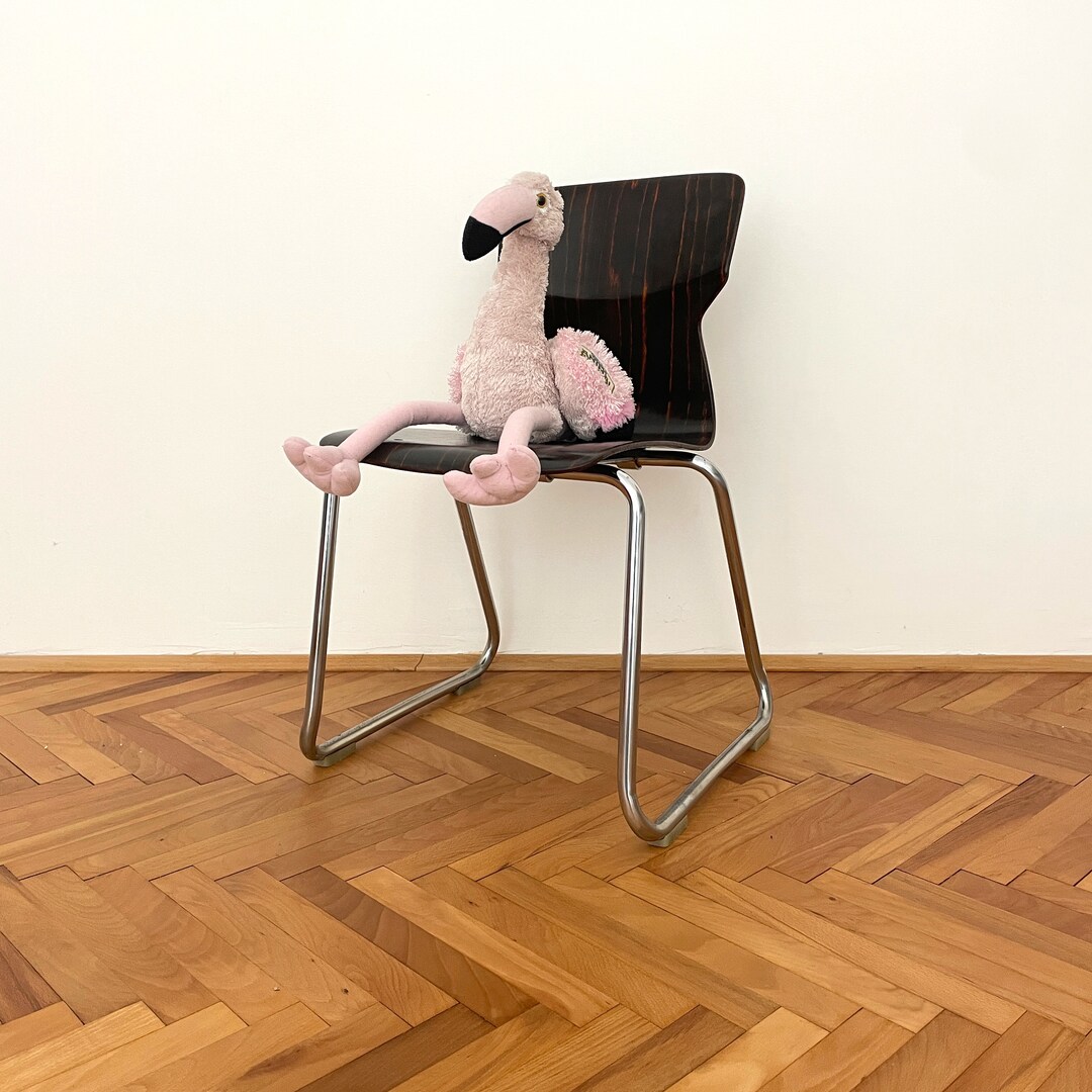 Vintage Childrens Chair / 70s Chair / Plywood Chair / West Germany / 1