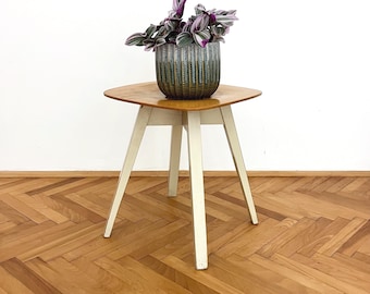 Mid-Century Modern Wooden Stool / Niko Kralj Design / Stol Kamnik / Yugoslavia