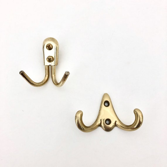 Vintage Metal Hooks Set of Wall Hooks