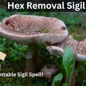 Hex Removal Sigil (Printable Sigil Spell, DIY spellwork, Simple spellwork)