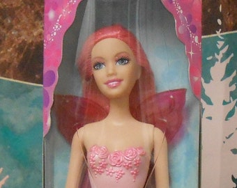 Barbie Fairy Doll Mattel Pink Hair Rare New