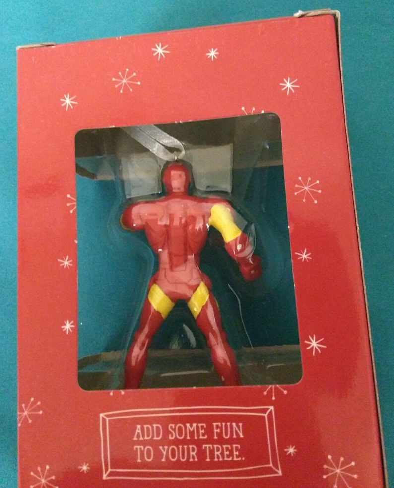 Hallmark Marvel Avengers Assemble Iron Man Christmas Tree Etsy