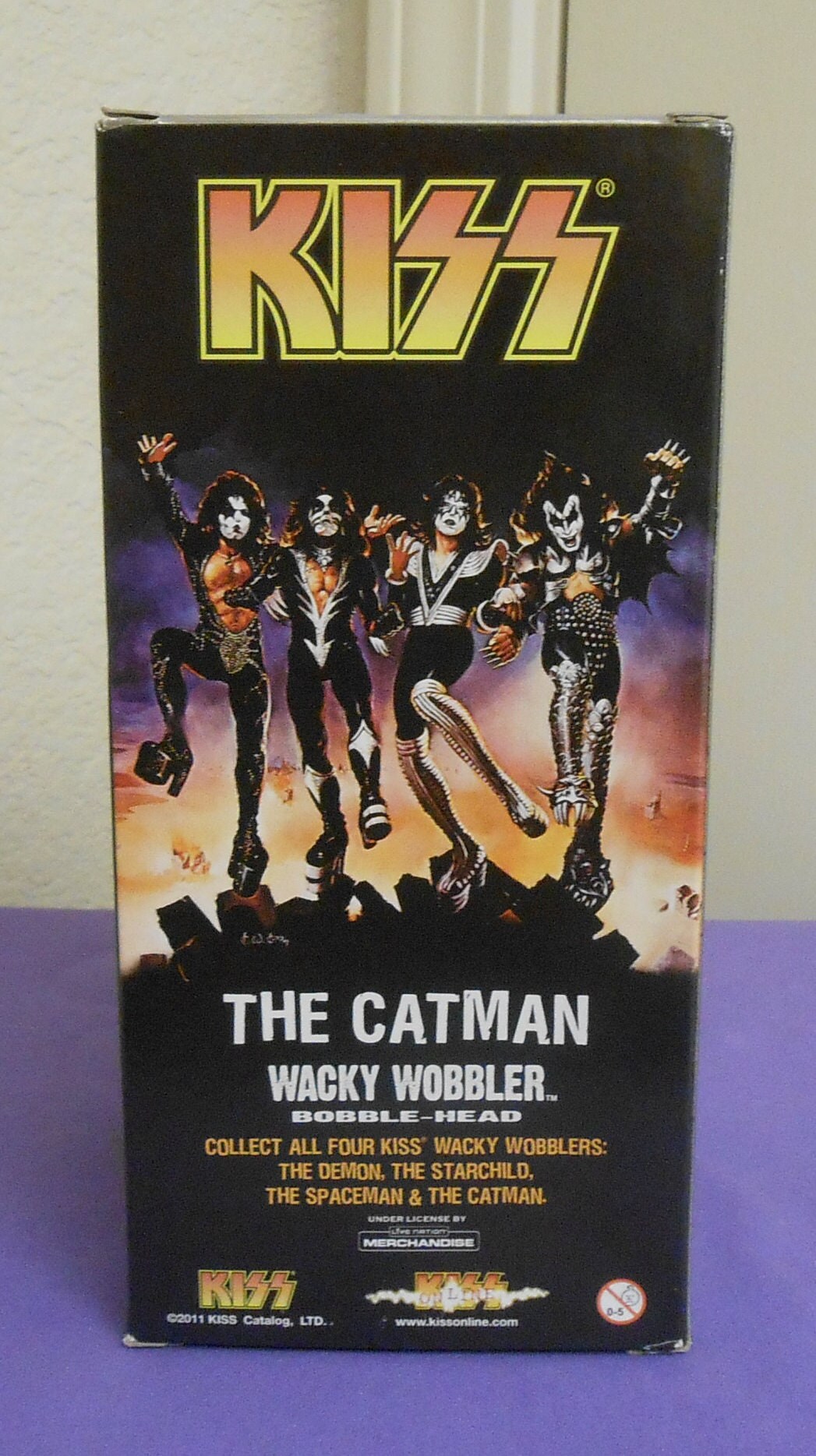 FUNKO wacky wobbler KISS 4体セット　ボブルへッド Funko KISS Wacky Wobbler Bobble Heads 4-figure set