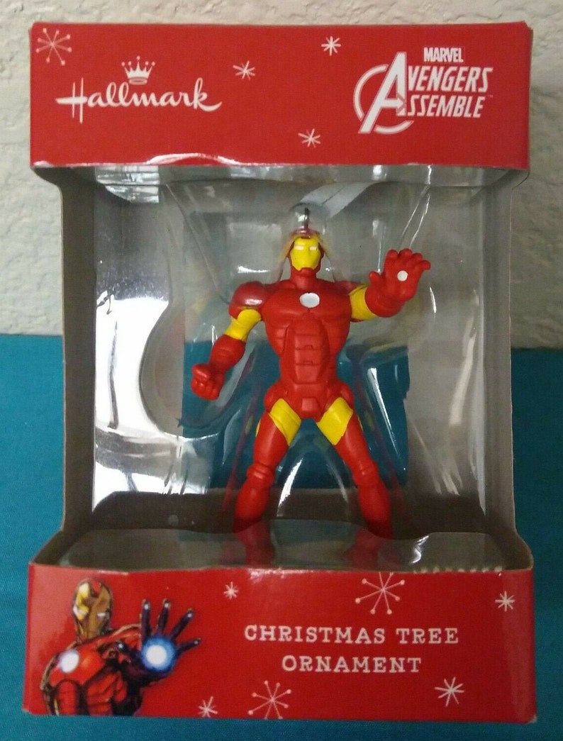 Hallmark Marvel Avengers Assemble Iron Man Christmas Tree Etsy