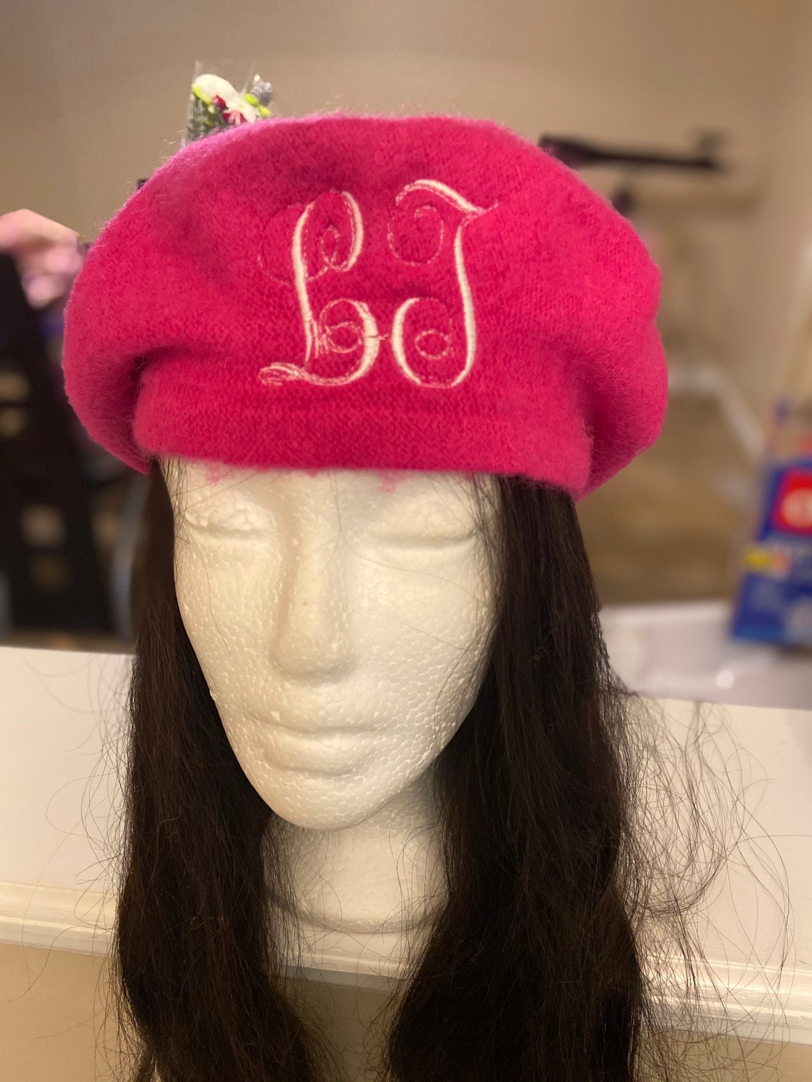 Custom Embroidered Berets Etsy