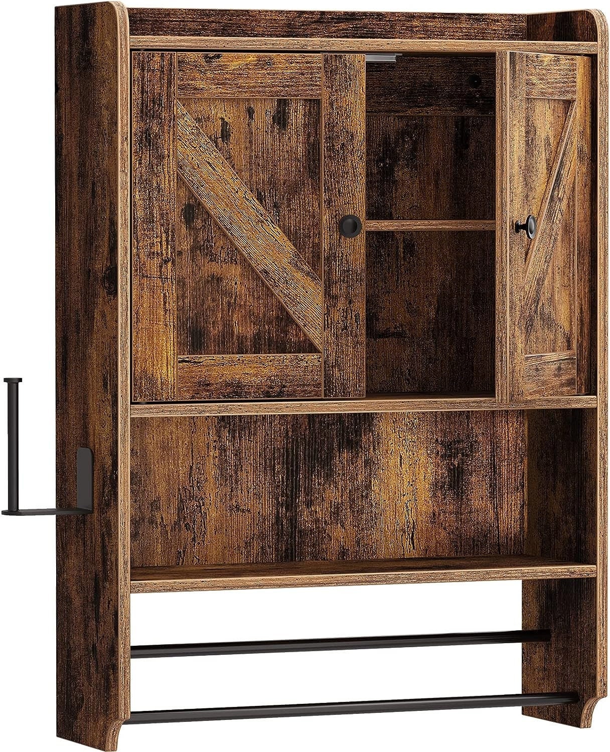 Rustic Bathroom Wall Cabinet Over the Toilet Space Saver - Etsy