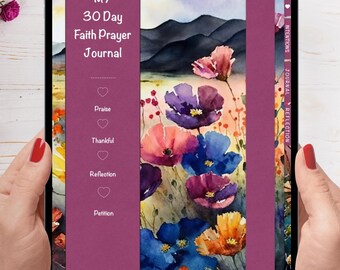 30-Day Christian Prayer Journal for Goodnotes I PDF