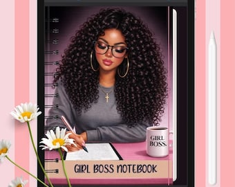Christian Boss Woman Notebook I Goodnotes iPad Notebook (PDF Download)